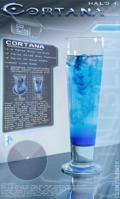 Cortana halo 4 drink